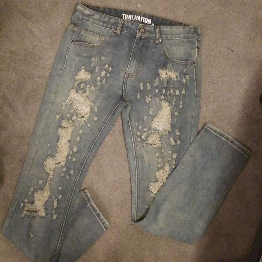 Distressed Jeans